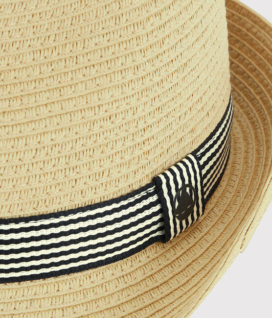 Children's Unisex Straw Hat NATUREL pink