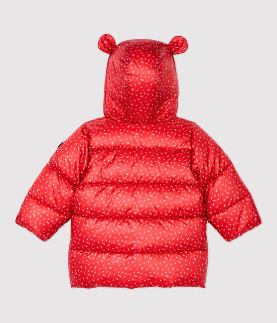 Babies' Quilted Jacket TERKUIT red/MULTICO white