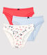Girls' Paris Print Organic Cotton Briefs - 3-Pack