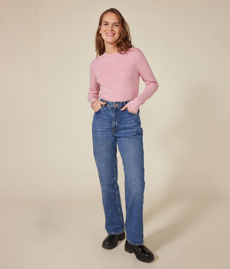 Women's Iconic Cocotte Stitch Cotton T-Shirt pink