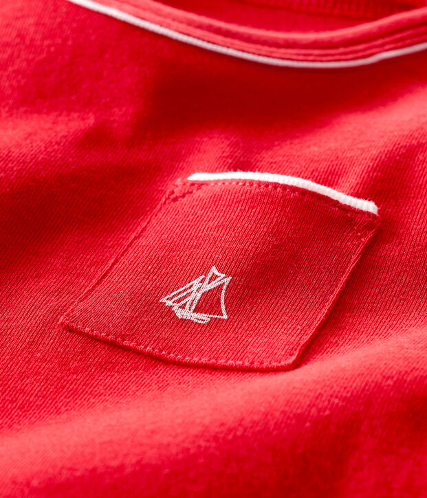 Tee shirt manches courtes b&eacute;b&eacute; gar&ccedil;on red