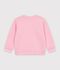 Children's plain cotton sweatshirt pink