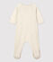 Babies' Organic Cotton Sleepsuit MONTELIMAR CHINE beige