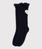 Girls' High Socks SMOKING blue