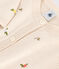 Children's wool and cotton cardigan with embroidered motifs AVALANCHE white/MULTICO