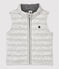 Babies' Tube Knit Gilet BELUGA CHINE grey