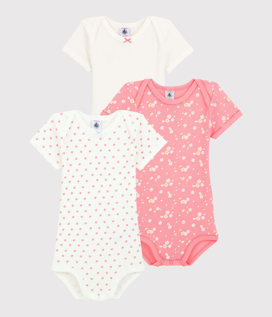 Baby Girls' Springtime Short-Sleeved Bodysuit - 3-Pack variante 1