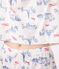 Women's short Paris print cotton pyjamas MARSHMALLOW white/MULTICO white