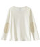 Girl's cardigan LAIT white/OR yellow
