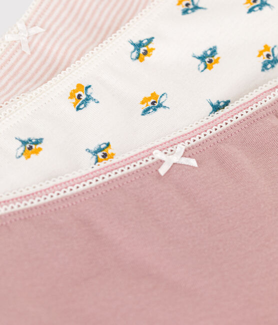 Girls' Floral Cotton Hipsters - 3-Pack variante 1