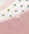 Girls' Floral Cotton Hipsters - 3-Pack variante 1