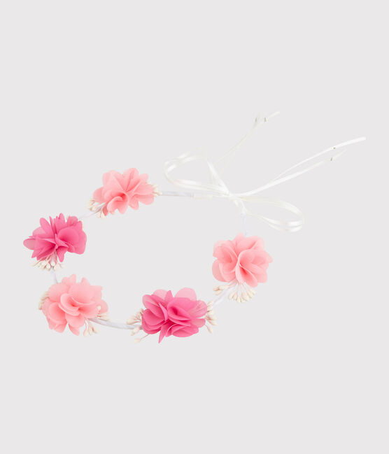Girls' Flower Crown MARSHMALLOW white/MULTICO white