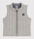 Babies' tube knit jacket