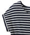 Women's striped linen tee SMOKING blue/LAIT white