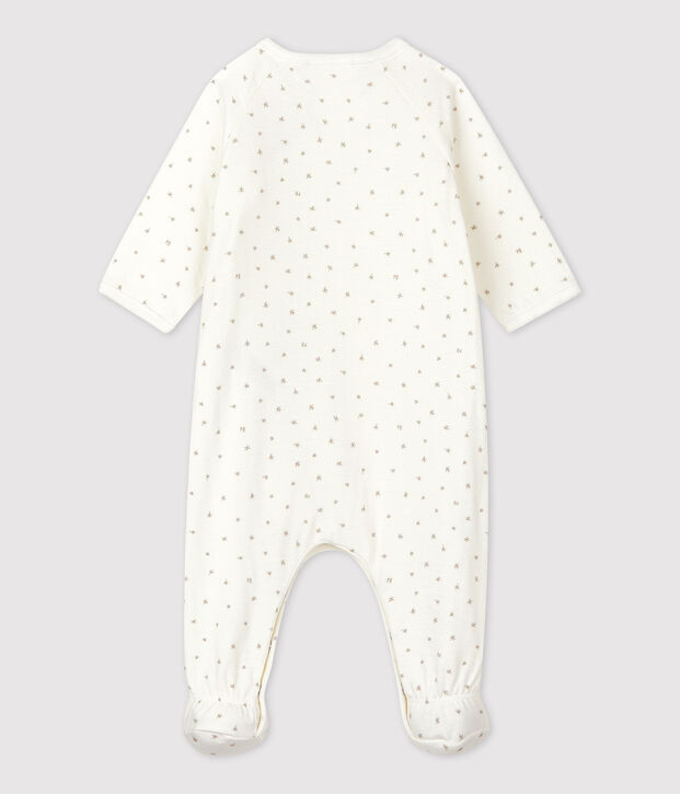 Babies' Organic Cotton Sleepsuit white/multicolor
