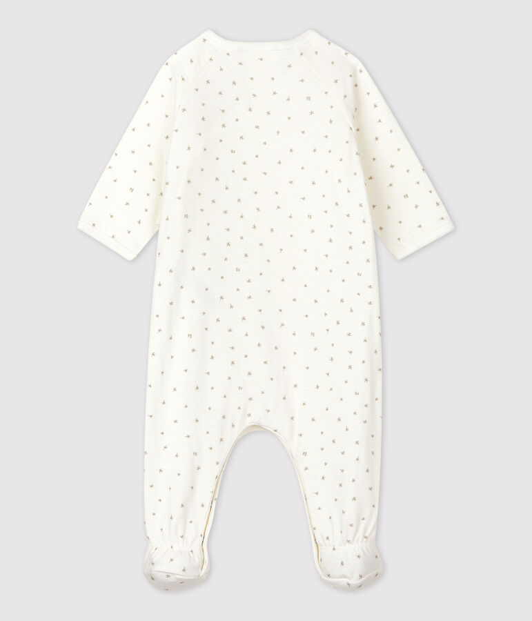 Babies' Organic Cotton Sleepsuit white/multicolor