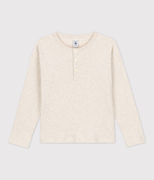 Boys' Cotton T-Shirt MONTELIMAR CHINE