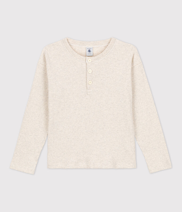 Boys' Cotton T-Shirt beige