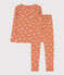 Girls' Snugfit Cotton Pyjamas SIENNA /AVALANCHE