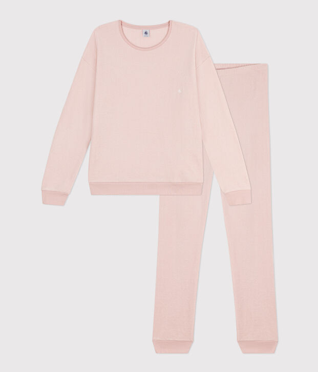 Women's Terry Towelling Pyjamas pink