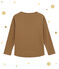 Long sleeved T-shirt BRINDILLE brown/DORE yellow
