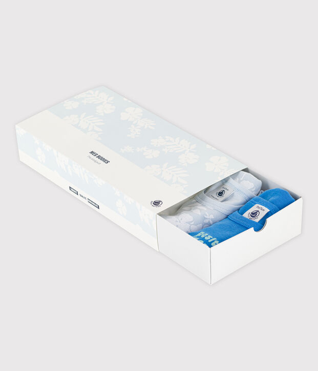 Sleeveless Hawaiian Print Cotton Bodysuits - 5-Pack multicolor