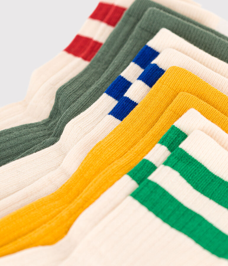 Children's Sporty Cotton Socks - 5-Pack multicolor