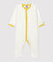 Babies' Organic Cotton Sleepsuit MARSHMALLOW white/MULTICO white