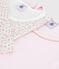 Pack of children's long-sleeved cotton T-shirts with flowers multicolor