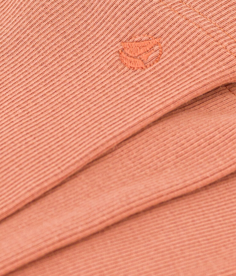 Girls' cotton leggings pink