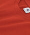 Women's Straight Round-Neck Cotton T-Shirt HARISSA red