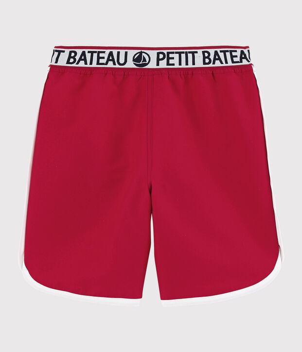 Boys' Recycled Swimming Trunks red