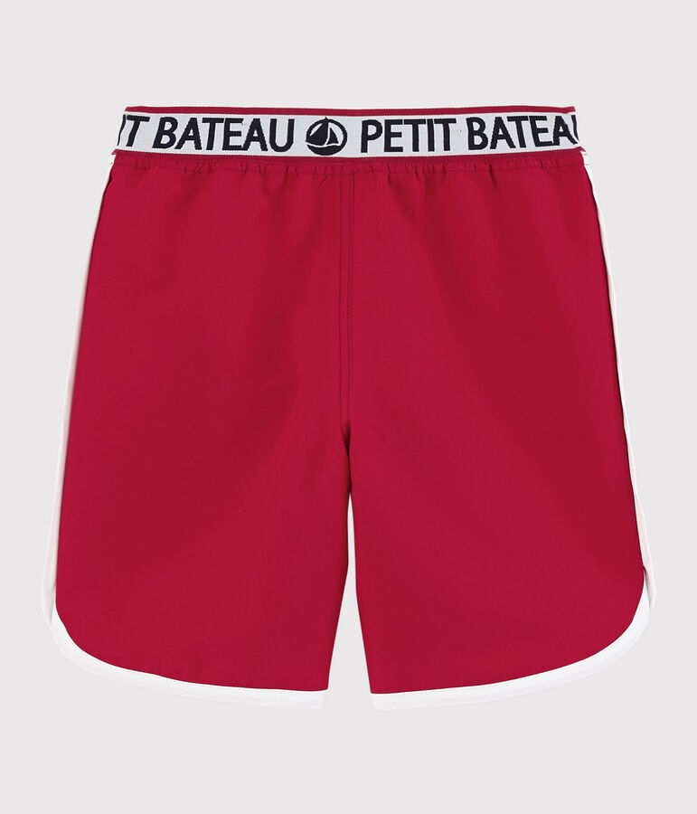 Boys' Recycled Swimming Trunks TERKUIT red