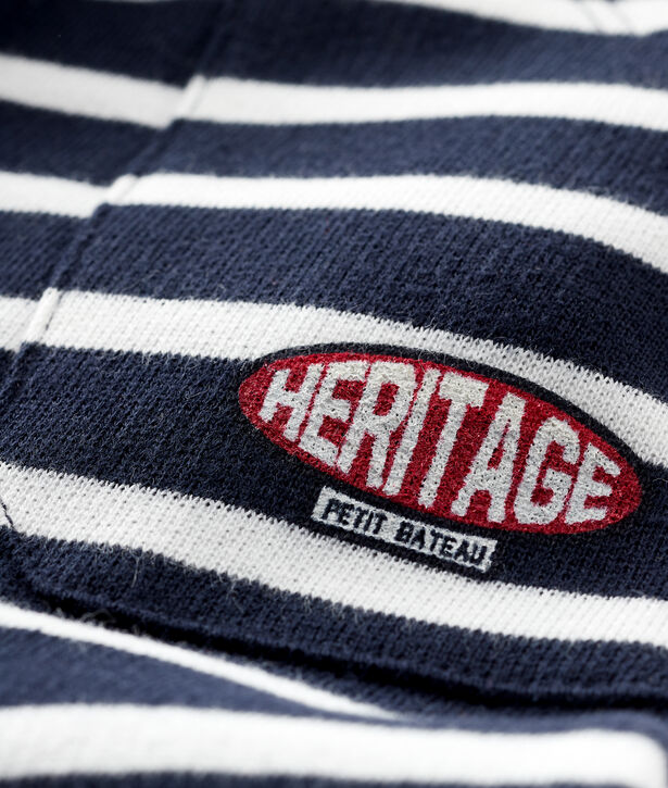 Baby boy's sailor trousers blue/white