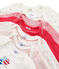 Surprise clutch of 7 baby girl long-sleeved bodysuits variante 1