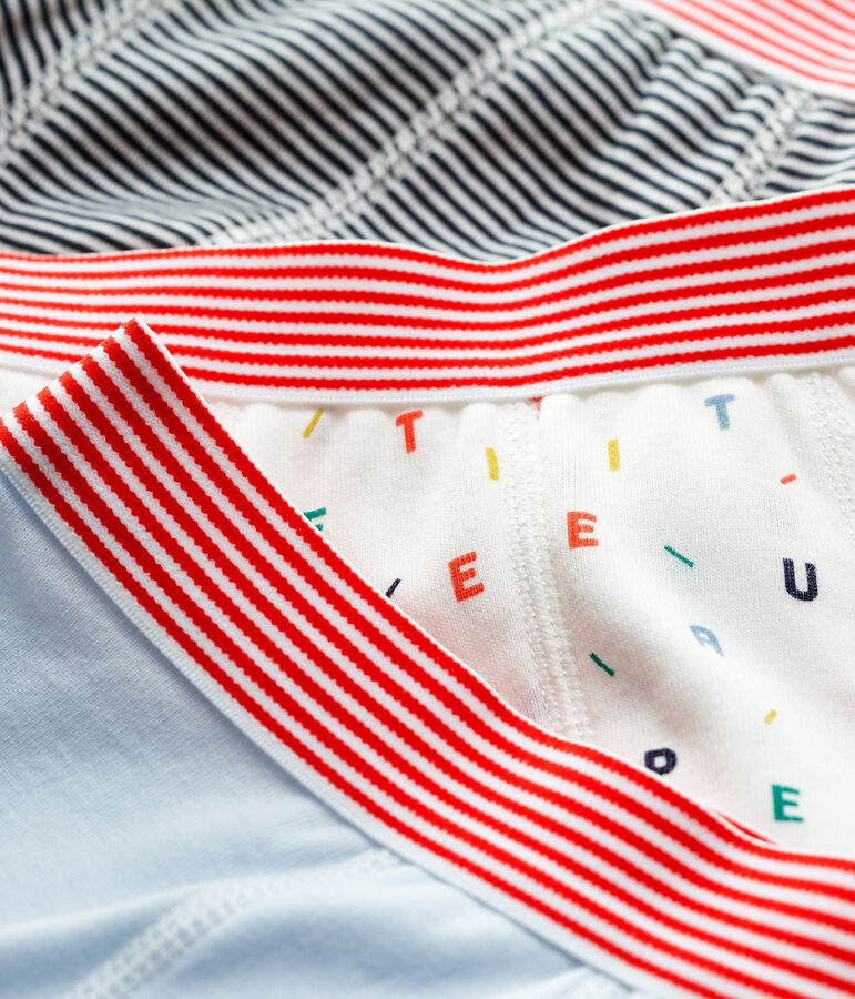 Boys' Organic Cotton Boxer Shorts - 3-Pack multicolor