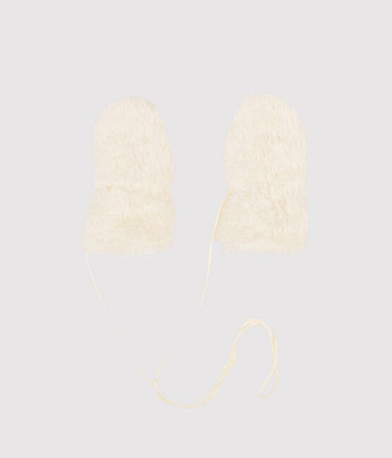 Baby Girls' Mittens MARSHMALLOW white