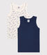 Boys' Transport Print Cotton Vests - 2-Pack