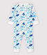 Babies' Seabed Pattern Cotton Sleepsuit without Poppers
