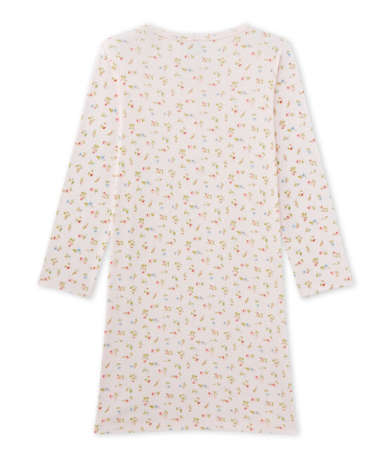 Chemise de nuit fille à imprimé petites fleurs VIENNE pink/MULTICO white