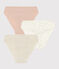 Girls' Floral Cotton and Elastane Briefs - 3-Pack variante 1