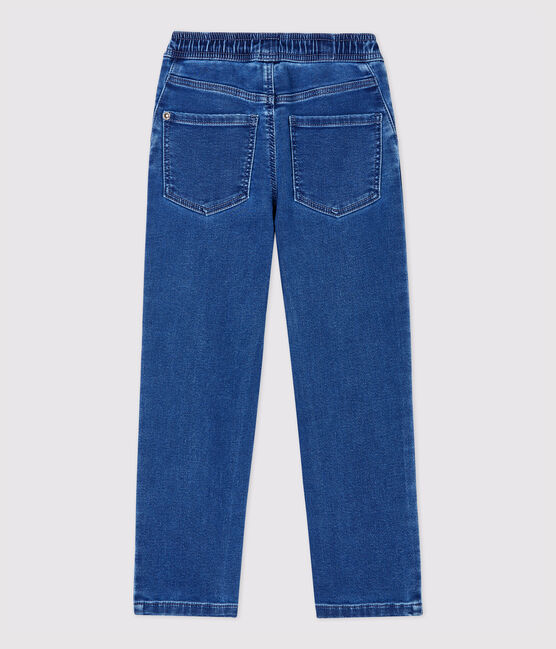 Boys' Regular Organic Denim Trousers DENIM BLEU DELAVE blue