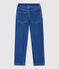 Boys' Regular Organic Denim Trousers DENIM BLEU DELAVE blue