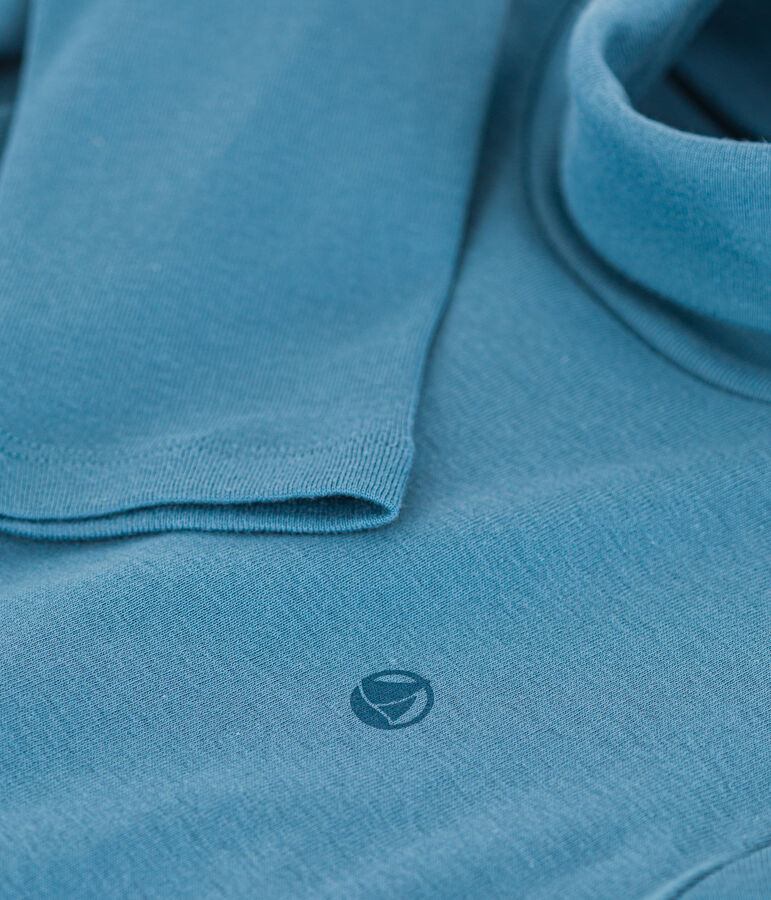 Unisex Children's Cotton Polo Neck blue