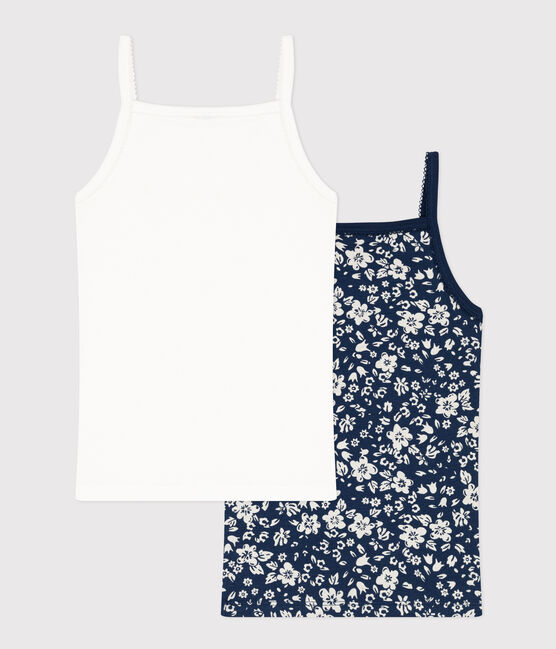 Girls' Flower Cotton Vests - 2-Pack variante 1