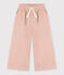 Girls' Loose Fit Velvet Trousers SALINE pink