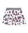 Girl's cotton sweatshirt skirt MARSHMALLOW white/MULTICO white