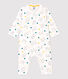 Babies' Footless Cotton Sleepsuit with Collar