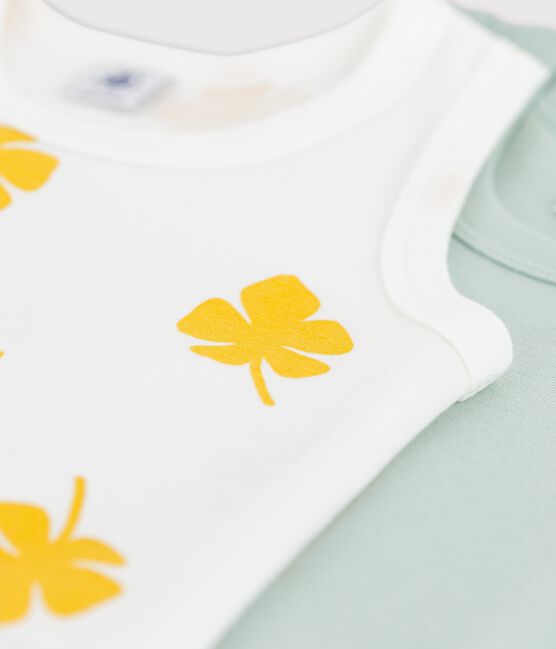 Boys' Big Palm Print Cotton Vests - 2-Pack variante 1