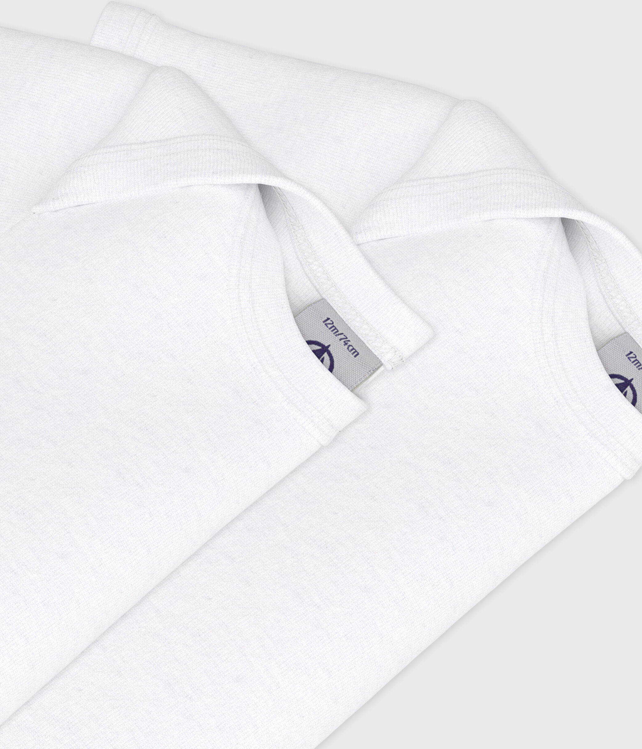 Babies' White Short-Sleeved Bodysuit &ndash; 2-Pack multicolor